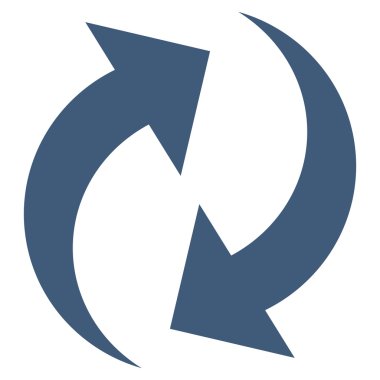 Düz vektör simgesini tazele