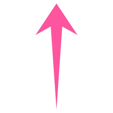 Düz vektör simge yukarı ok