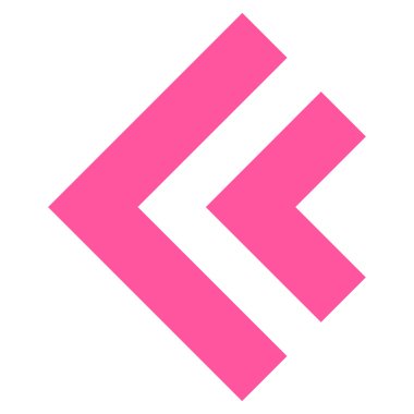 Shift Sol düz vektör simgesi