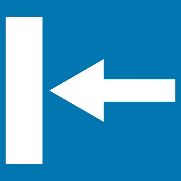Move Left Flat Vector Icon — Stock Vector