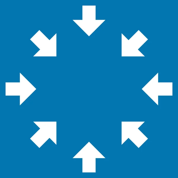 Setas compactas Ícone vetorial plano —  Vetores de Stock