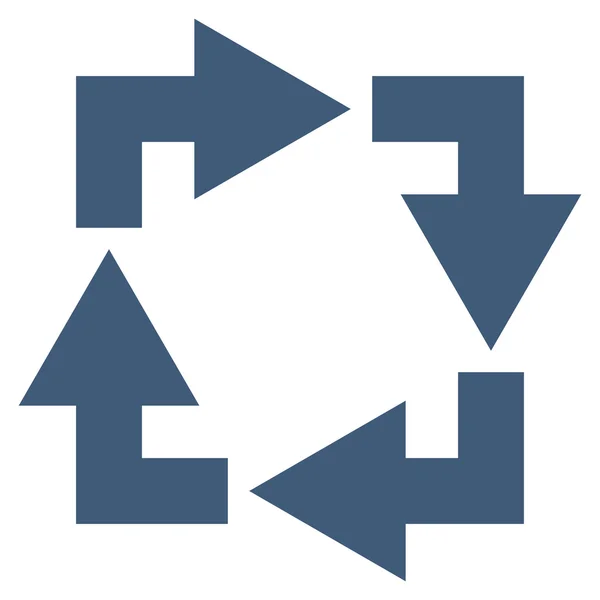 Recycler l'icône vectorielle plate — Image vectorielle