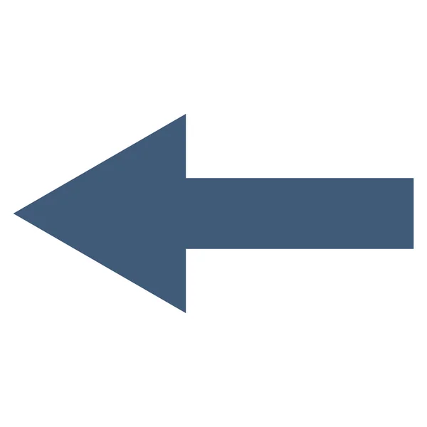 Pil vänster platt vektor ikonen — Stock vektor