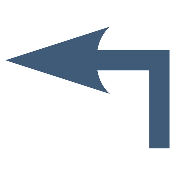 Flache Vektor-Ikone nach links — Stockvektor