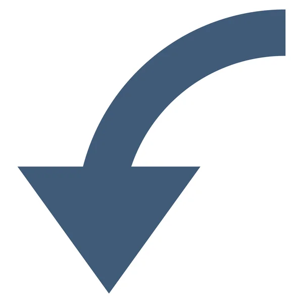 Rotate Ccw Flat Vector Icon — Stock Vector