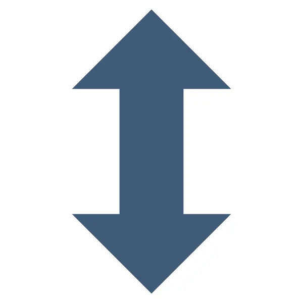 Flèches d'échange verticales Icône vectorielle plate — Image vectorielle