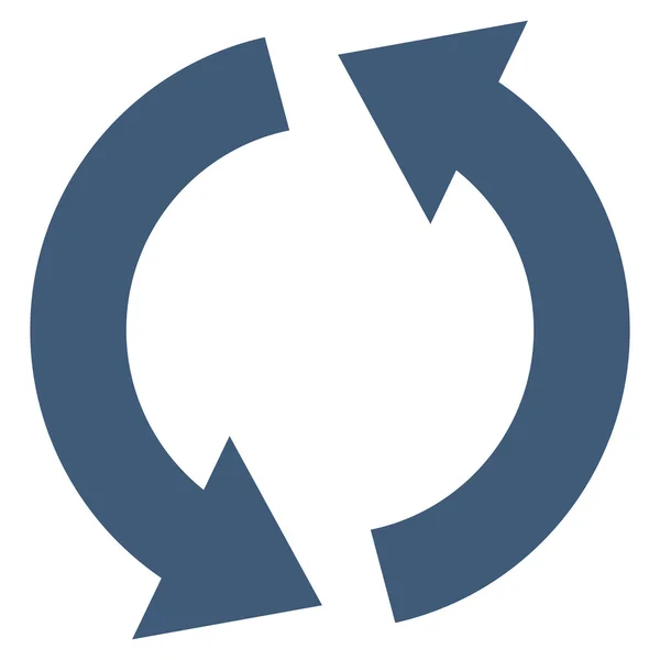 Recycle platte Vector Icon — Stockvector