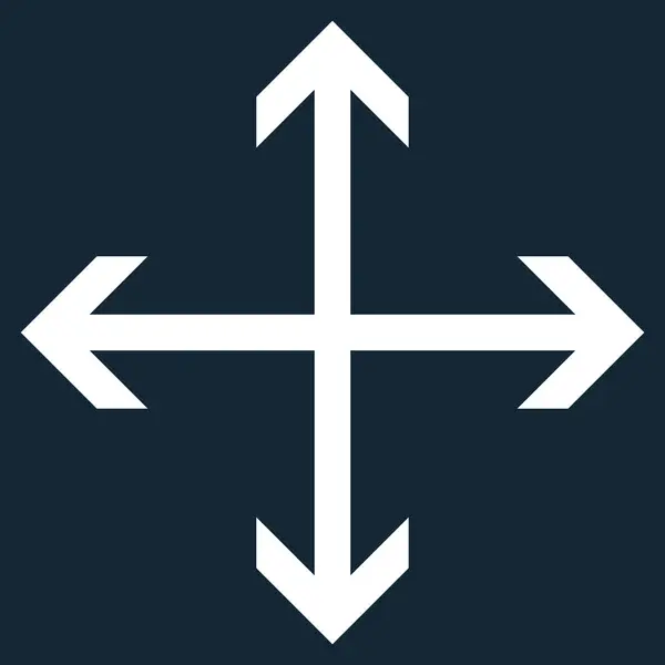 Rozbalte ikonu šipky plochý vektor — Stockový vektor