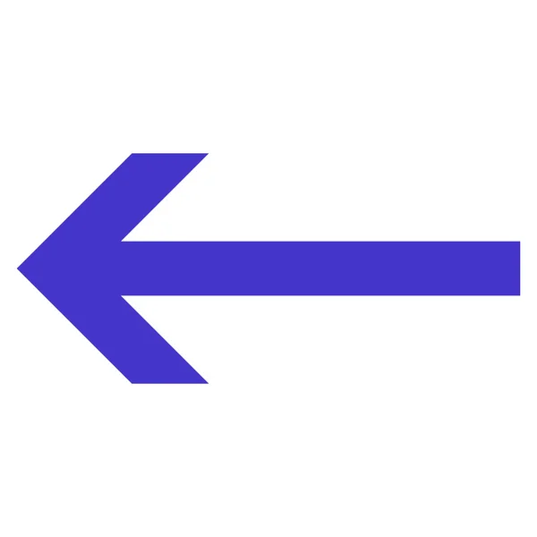 Pil vänster platt vektor ikonen — Stock vektor