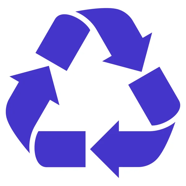 Flache Vektorsymbole recyceln — Stockvektor