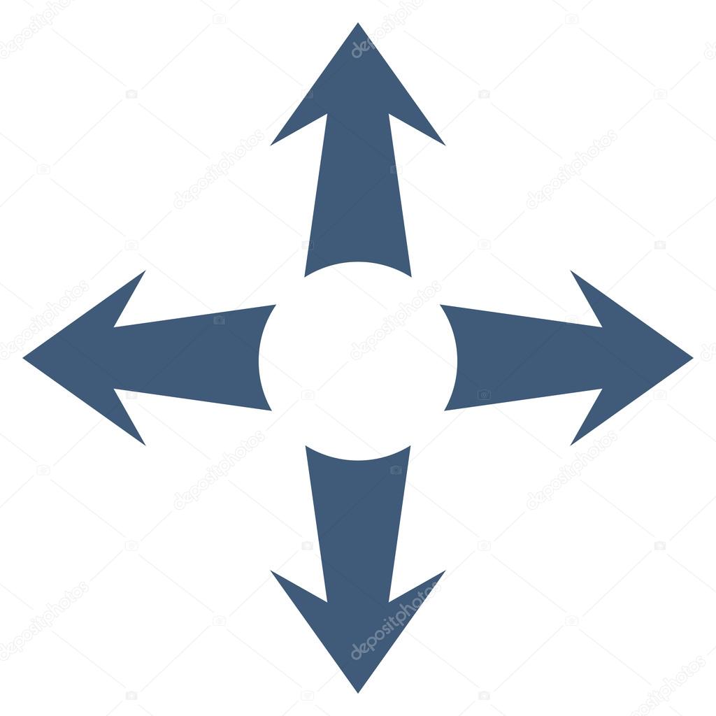Expand Arrows Flat Vector Icon
