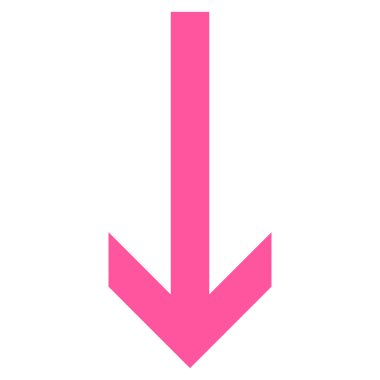 Düz vektör simgesi aşağı ok