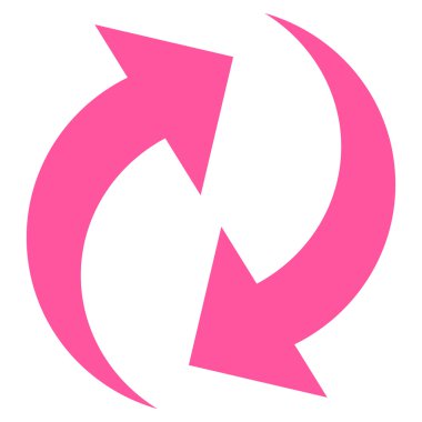 Düz vektör simgesini tazele