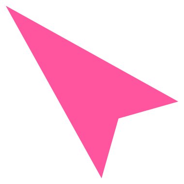 Ok ucu sol yukarı düz vektör simgesi