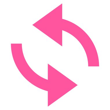 Vektör simge Exchange oklar düz