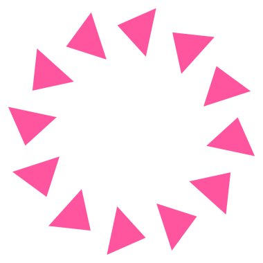 Saatin tersi yönde düz vektör simge döndürmek