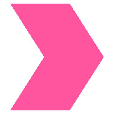 Yön sağ düz vektör simgesi