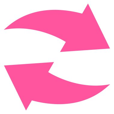 Vektör simge Exchange oklar düz