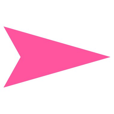 Ok ucu sağ düz vektör simgesi