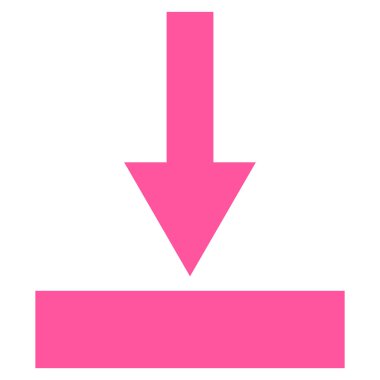 Alt düz vektör simgesi hareket