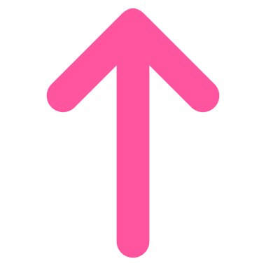 Düz vektör simge yukarı ok