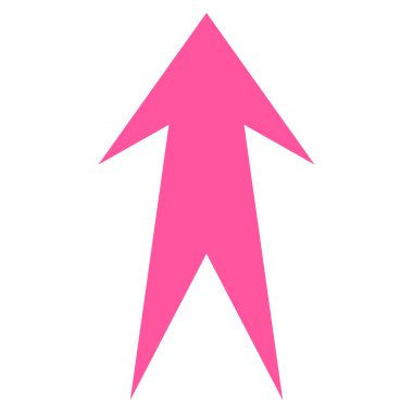 Düz vektör simge yukarı ok