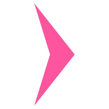 Ok ucu sağ düz vektör simgesi