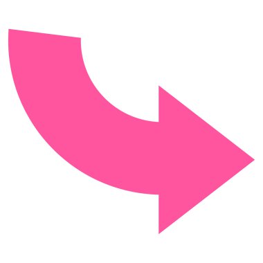 Saatin tersi yönde düz vektör simge döndürmek