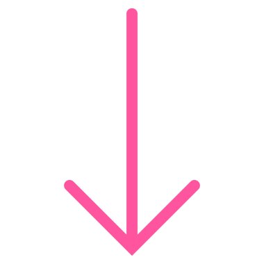 Düz vektör simgesi aşağı ok