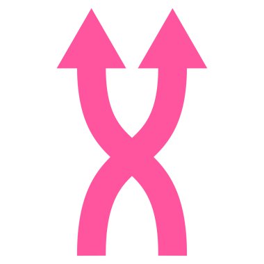 Düz vektör simge yukarı okları shuffle