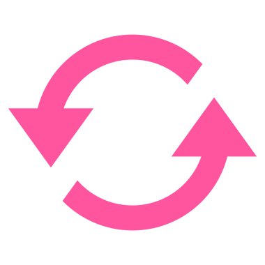 Oklar düz vektör simge Yenile