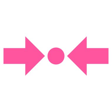 Basınç yatay düz vektör simgesi