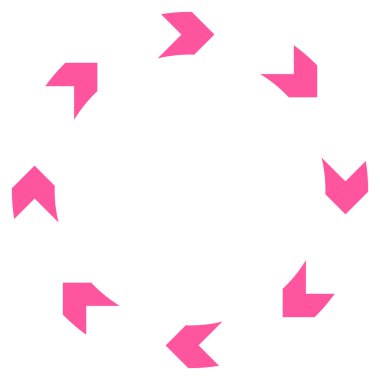 Dolaşım düz vektör simgesi