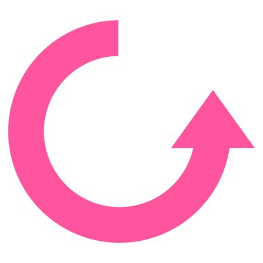 Düz vektör simge Döndür