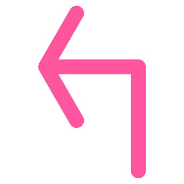 Sol düz vektör simge açmak