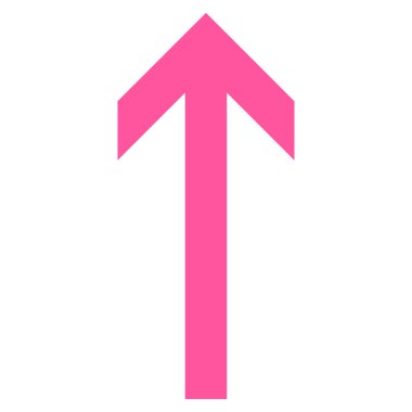 Düz vektör simge yukarı ok