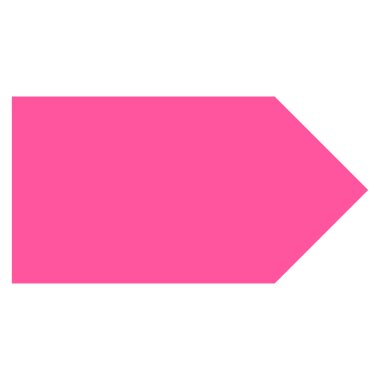 Yön sağ düz vektör simgesi