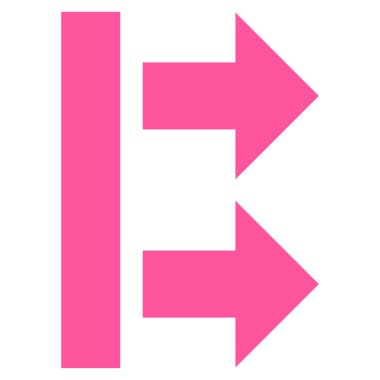 Sağ getirmek düz vektör simgesi