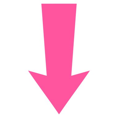 Düz vektör simgesi aşağı ok