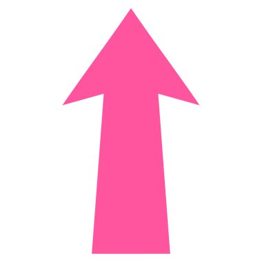 Düz vektör simge yukarı ok