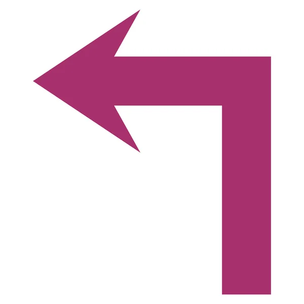 Flache Vektor-Ikone nach links — Stockvektor