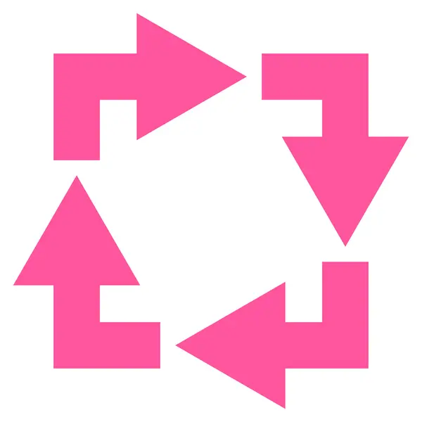 Reciclar icono de vector plano — Archivo Imágenes Vectoriales