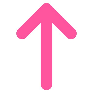 Düz vektör simge yukarı ok