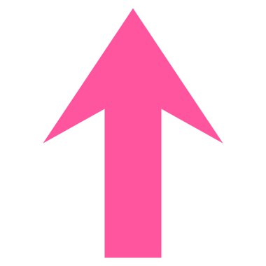 Düz vektör simge yukarı ok