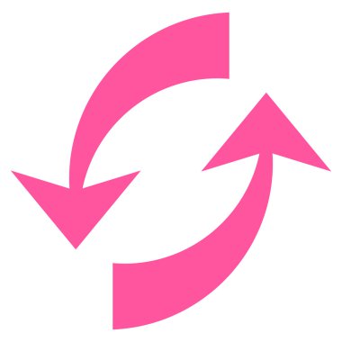 Vektör simge Exchange oklar düz