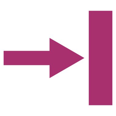 Doğru düz taşımak vektör simgesi