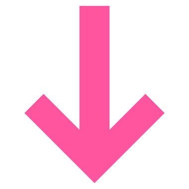 Düz vektör simgesi aşağı ok