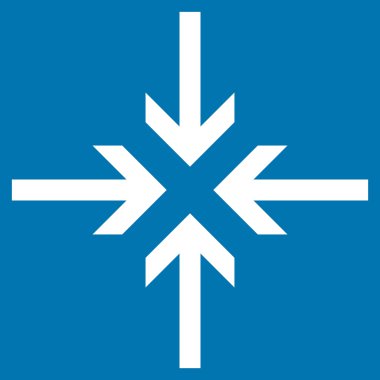 Oklar düz vektör simge azaltmak