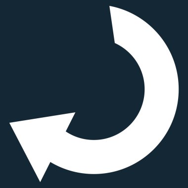 Düz vektör simge döndürmek