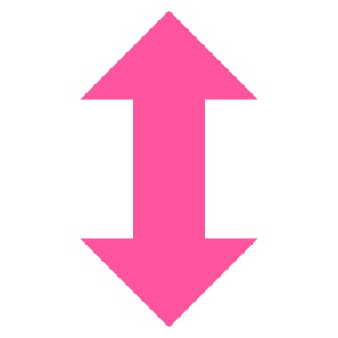 Vektör simge dikey Exchange oklar düz